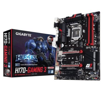 Gigabyte osnovna plošča GA-H170-GAMING 3 LGA1151 ATX