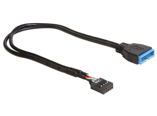 Delock Adapter USB 3.0 M - USB 2.0 Ž interni 9p 30cm
