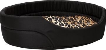 Argi ovalno ležišče za pse, črno
