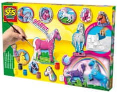 SES kreativni set Ustvarjam z mavcem, Pravljični konji