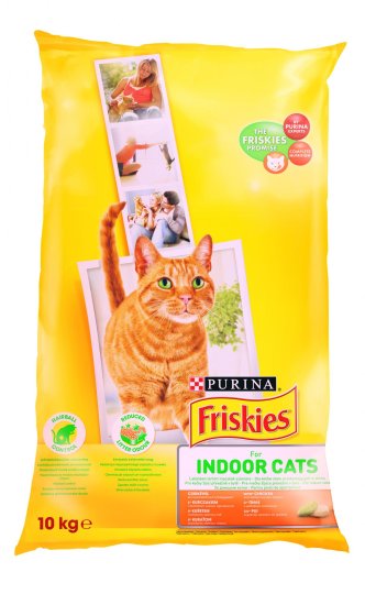 Friskies Friskies suha hrana za mačke v notranjem bivanju Indoor, 10 kg - odprta embalaža