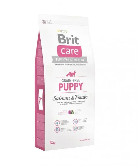 Brit hrana za pasje mladičke Care, losos, 12 kg