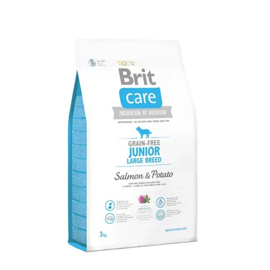 Brit hrana za pse velikih pasem Care Junior, losos, 3 kg
