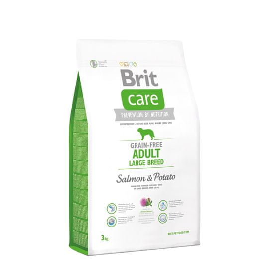 Brit hrana za pse velikih pasem Care, losos, 3 kg