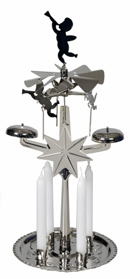 EverGreen angelsko zvonjenje, srebro, 30 cm
