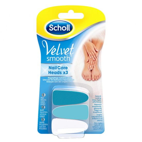 Scholl Velvet Smooth nadomestni nastavki za električno pilico za nohte
