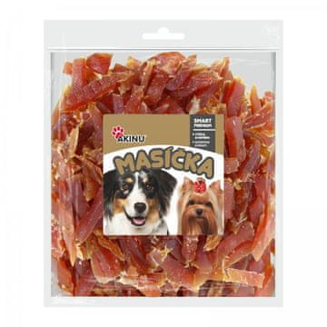 Akinu piščančji trakci za pse, 300 g