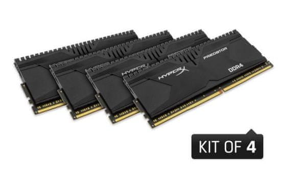 Kingston pomnilnik (RAM) DDR4 16GB (4 x 4GB) PC2133 HX Savage (HX421C13SBK4/16)