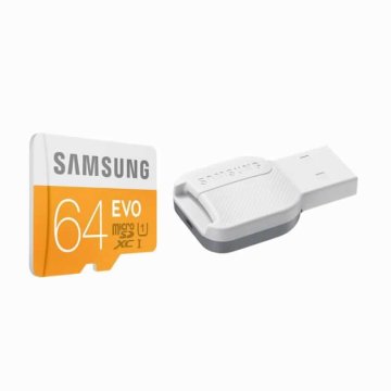 Samsung spominska kartica microSDHC 64 GB C10 EVO (MB-MP64DC/EU) + ključek USB 2.0