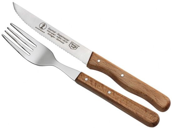 Zassenhaus komplet noža in vilice za zrezke Gourmet