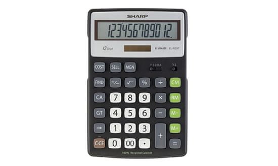 Sharp kalkulator ELR297BBK