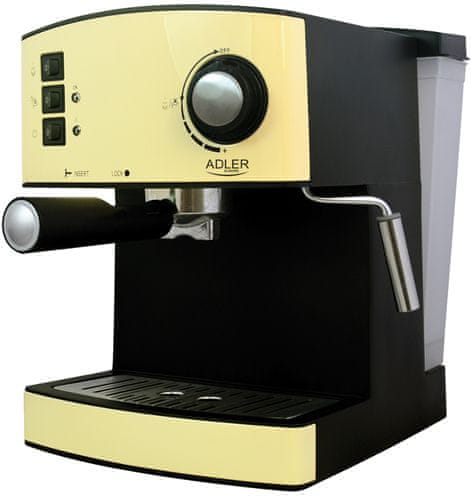 Adler kavni aparat za espresso AD4404c, krem