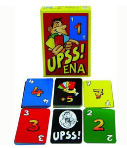  Kocka igra s kartami Ups! Ena 