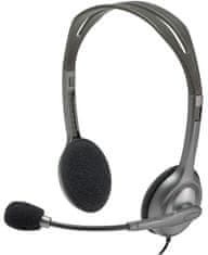 H111 stereo slušalke z mikrofonom