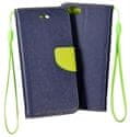 Goospery preklopna torbica Fancy Diary za Galaxy J5 J500 - Bookstayle, modro rumen