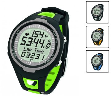 Sigma športna ura PC 15.11, črno-zelena -Odprta embalaža