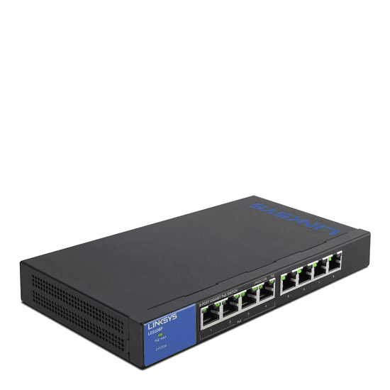 Linksys 8-portno PoE stikalo (LGS108P-EU)