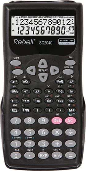 Rebell Rebell kalkulator SC2040, črn