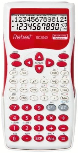 Rebell kalkulator SC2040, rdeče-bel