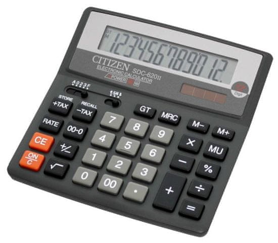 Citizen kalkulator SDC-620II, črn