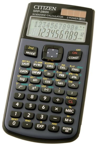 Citizen kalkulator SRP-285N, črn