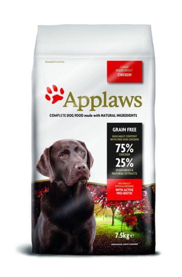 Applaws hrana za odrasle pse s piščancem, 15 kg