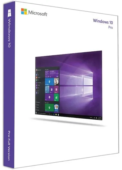 Microsoft Windows Pro 10 DSP/OEM angleški, DVD