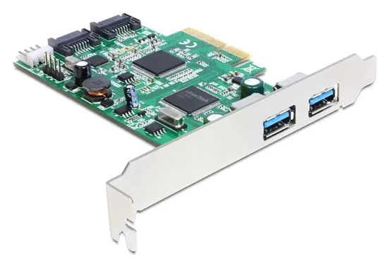 Delock kartica PCI Express USB 3.0 2xA + 2x SATA3