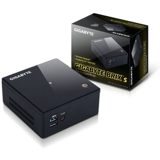 Gigabyte mini računalnik BRIX i7-5500U GB-BXI7H-5500, črn