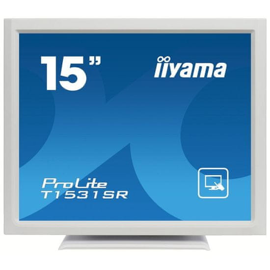 iiyama LED monitor T1531SR-W3 na dotik, bel