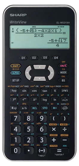 Sharp tehnični kalkulator EL-W531XHSLC, srebrn