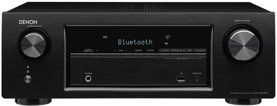 Denon receiver AVR-X520BT, črn