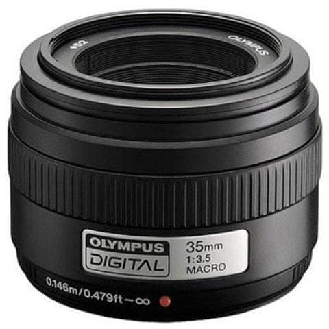 Olympus objektiv EM-35mm črn