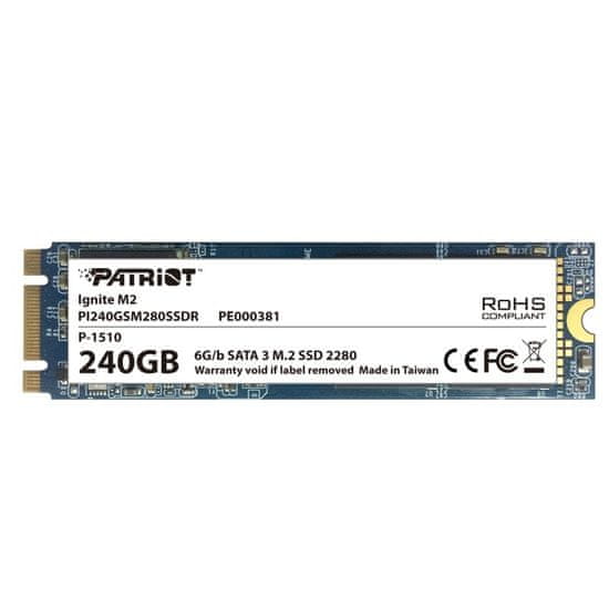 Patriot trdi disk Ignite M.2 240GB SSD M.2 2280 SATA3