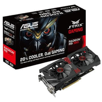ASUS grafična kartica Radeon Strix R9 380 4GB DDR5