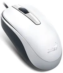 Genius DX-120 miška, optična, USB, bela (31010105102)