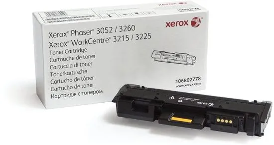 Xerox toner 106R02778, 3.000 strani, črn - Odprta embalaža