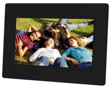 BRAUN digitalni foto zaslon DigiFrame LED 709, črn