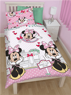 Disney Otroška posteljnina Minnie Mouse Cafe