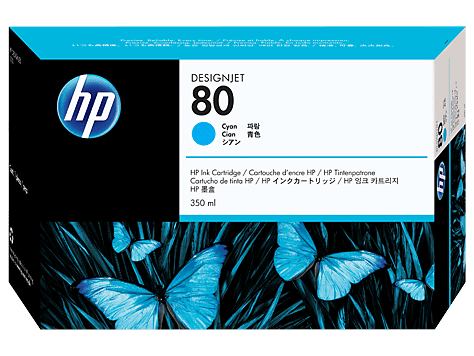 HP kartuša 80, cyan (C4846A)