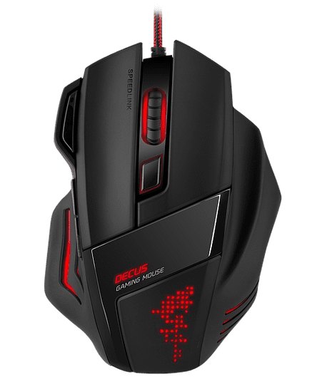 Speedlink igralna miška Decus, črna limited edition