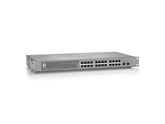 Level One 26-port Ethernet PoE stikalo FGP-2410