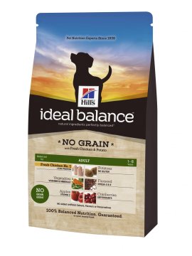 Hill's hills hrana za odrasle pse Ideal Balance, brez žit, piščanec in krompir, 2 kg - odprta embalaža