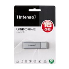 Intenso USB ključek AluLine 16 GB,USB 2.0, srebrn