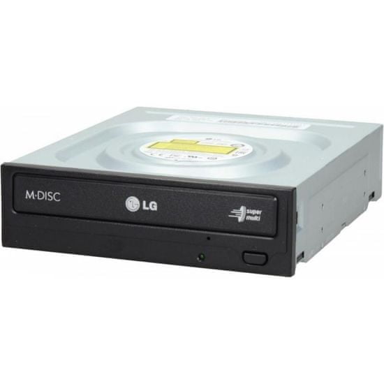 LG optični pogon GH24NSD1 SATA DVD-RW, črn