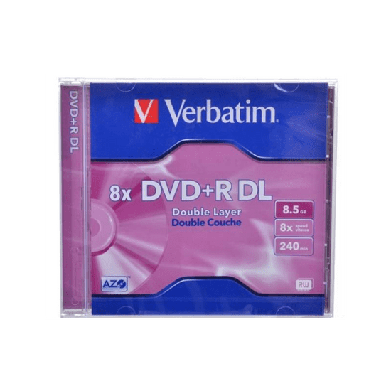 Verbatim DVD+R Dual Layer medij 8,5 GB, 8x JC-1