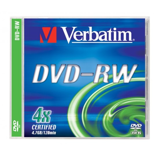 Verbatim DVD-RW medij 4,7 GB, 4x JC-1 Datalifeplus