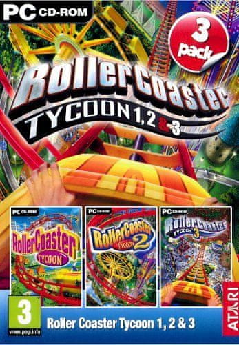 Atari Rollercoaster Tycoon 1,2,3 (PC)