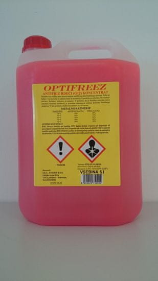 Optifreez antifriz rdeči G12 koncentrat, 5L