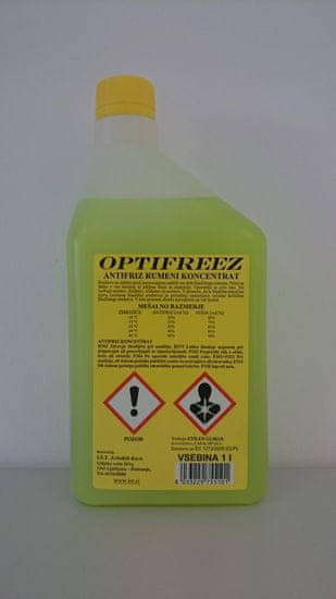 Optifreez antifriz rumeni koncentrat, 1L